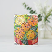 ガーベラ ポストカード (スタンド正面)