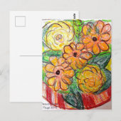 ガーベラ ポストカード (正面/裏面)