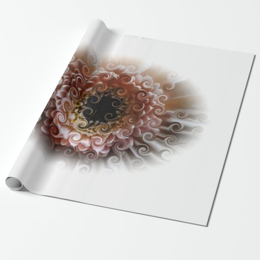 ガーベラ ラッピングペーパー (アンロールド)