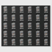 ガーベージドおもしろいゴミ缶プンダークBG ラッピングペーパー (フラット)