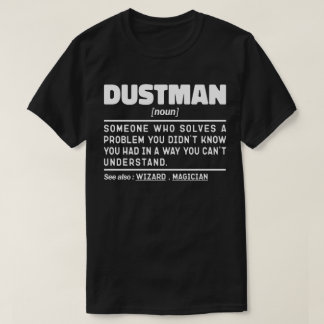 ガーベージマン名詞定義ワーカークールデザイン Tシャツ