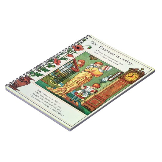 ガーベージマン来ズ(子供部屋韻イラストレーション) ノートブック (左側)