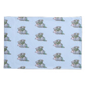 ガーボドール昼寝時間 枕カバー (裏面)