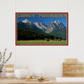 ガーミッシュの上のピーク ポスター (キッチン)