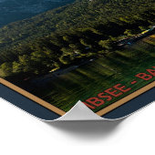 ガーミッシュ – エッブーの上のZugspitze ポスター (角)