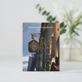 ガーミッシュ – パルテンキルチェンの夜はがき ポストカード (スタンド正面)