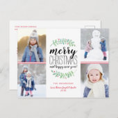 ガーメリーランドホリデイ4フォトコラージュポストカード シーズンポストカード (正面/裏面)