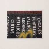 ガーメント地区グラフィティ写真ニューヨーク ジグソーパズル (横)