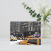 ガーメント・ディストリクト タクシー ニューヨークシティ ニューヨーク ポストカード (スタンド正面)