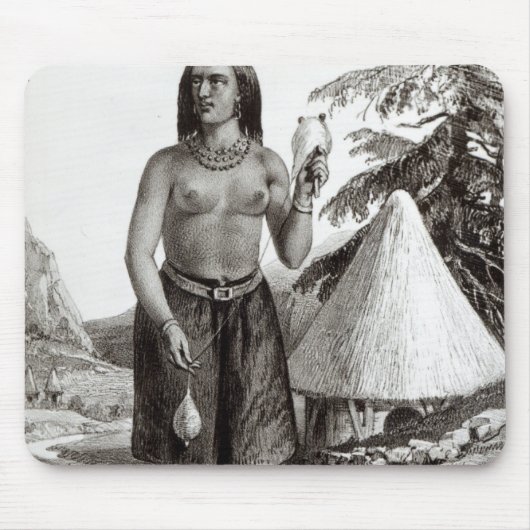 ガーラの女性 マウスパッド (正面)