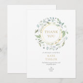 ガーラエレガントンドシンプル葬儀 サンキューカード (正面/裏面)