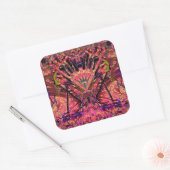 ガーラトリップ（幻覚体験）のようなンド スクエアシール (封筒)