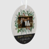 ガーランドエレガントファミリーフォトクリスマスオーナメント オーナメント (正面)