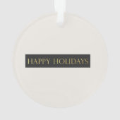 ガーランドエレガントファミリーフォトクリスマスオーナメント オーナメント (裏面)