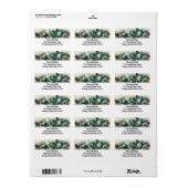 ガーランドオブユレイタイドジョイ差出人住所ラベル ラベル (フルシート)