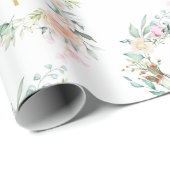 ガーランドクリスチャン金ゴールドクロスバラフローラ ラッピングペーパー (ロールコーナー)