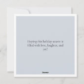 ガーランドフェンス ホリデーカード (裏面)