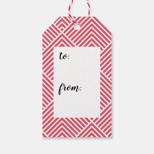 ガーランドメリーホリデーギフトラベル ギフトタグ (裏面)