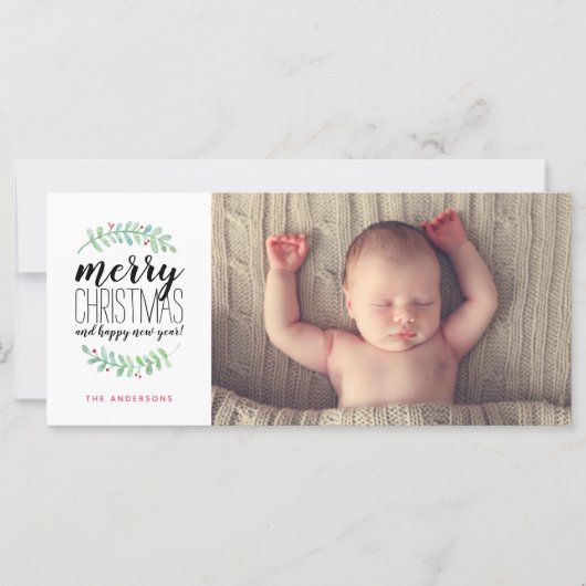 ガーランドメリーホリデークリスマスフォト (正面)