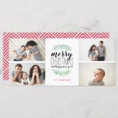 ガーランドメリーホリデークリスマス4 – フォトコラージュ (正面/裏面)