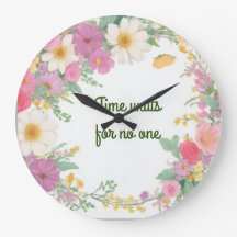 ガーランド花時計