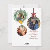 ガーランド&ベルズホリデークリスマスカード シーズンカード (裏面)