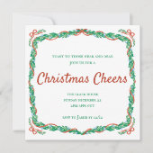 ガーランド&ボーズクリスマス応援ホリデーパーティー 招待状 (正面)