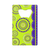 ガーランドARTdecoバイオレットブルー+バックグラーカラー クレジットカード栓抜き (裏面)