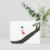 ガーランニングル・ズ・ダウン・ア・ツリー ポストカード (スタンド正面)