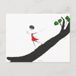 ガーランニングル・ズ・ダウン・ア・ツリー ポストカード