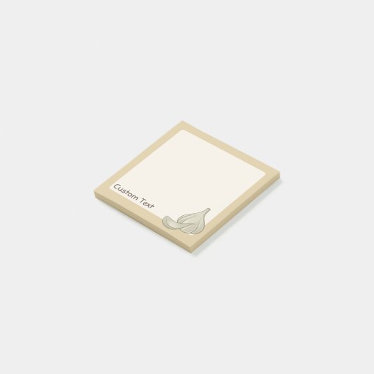 ガーリックウッドカットアイコン ポストイット (アングル)