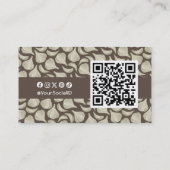 ガーリックウッドカットアイコン 名刺 (裏面)