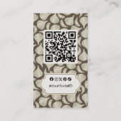 ガーリックウッドカットアイコン 名刺 (裏面)