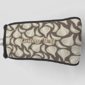 ガーリックウッドカットパターンゴルフヘッドカバー ゴルフヘッドカバー (正面)