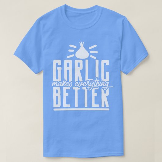 ガーリックガーリッククローブ調理師料理 Tシャツ (デザイン正面)