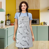 「ガーリックガール」おもしろいかわいい女性のベーキング&料理 エプロン
