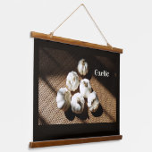 ガーリックキッチン素朴五つ 吊り下げ型タペストリー (傾斜あり)