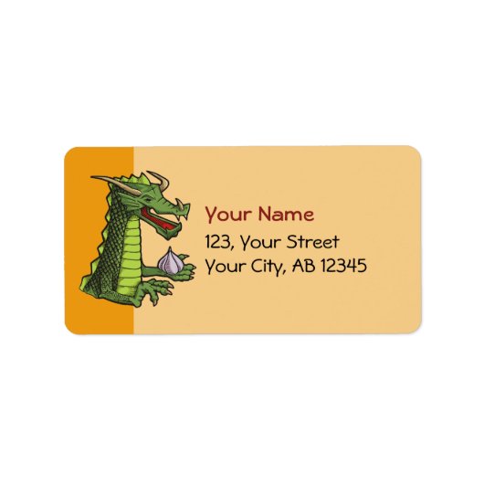 ガーリックドラゴン ラベル (正面)