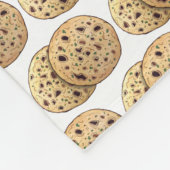 ガーリックナン焼いたインディアンフラットパン料理 フリースブランケット (角)