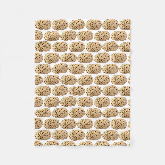 ガーリックナン焼いたインディアンフラットパン料理 フリースブランケット (正面)