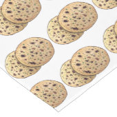 ガーリックナン焼いたインディアンフラットパン料理 ミディアムテーブルランナー (コーナー)