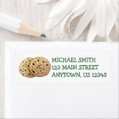 ガーリックナン焼いたインディアンフラットパン料理 ラベル (インサイチュ)