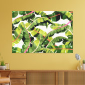 ガーリックバタードレッシング入りバナナリーフサラダ キャンバスプリント (インサイチュ (リビング))