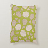 ガーリックパターン – ガーリッククローブ&バルブ アクセントクッション (裏面(縦))