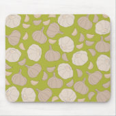 ガーリックパターン – ガーリッククローブ&バルブ マウスパッド (正面)