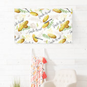 ガーリックパンイラストレーションパターンV1 横断幕 (インサイチュ)