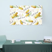 ガーリックパンイラストレーションパターンV1 横断幕 (トレードショー)