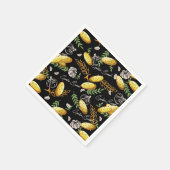 ガーリックパンイラストレーションパターンV2 スタンダードカクテルナプキン (角)