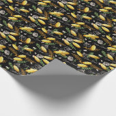 ガーリックパンイラストレーションパターンV2 ラッピングペーパー (角)