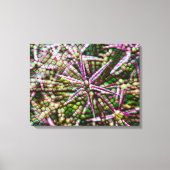 ガーリックフラワーセルラー抽象芸術ウォールアート キャンバスプリント (正面)